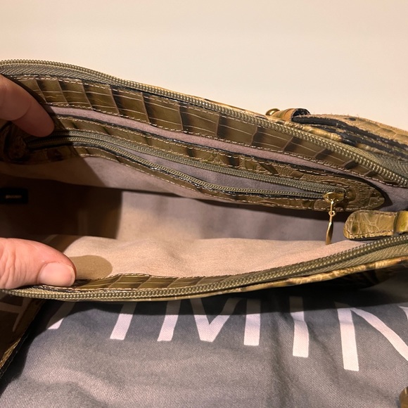 Small light yellow-green Brahmin handbag - Picture 3 of 5